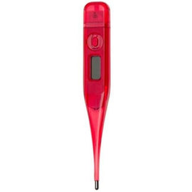 Digital Thermometer, Ruby Red