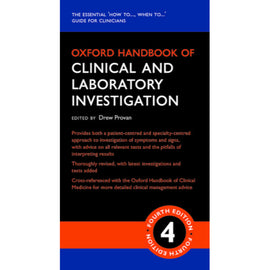Oxford Handbook of Clinical and Laboratory Investigation, 4ed BY D. Provan