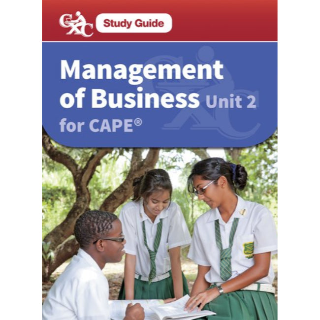 Management of Business CAPE Unit 2, Dransfield, Robert, Scott Thompson, Margaret, Caribbean Examinations Council