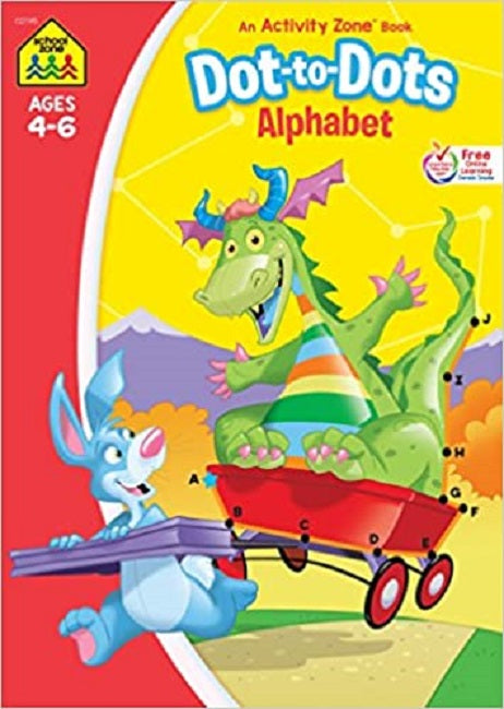 School Zone Dot-To-Dot Alphabets, Ages 4-6