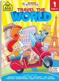School Zone Travel the World Adventure Tablet Workbooks Ages 6-7