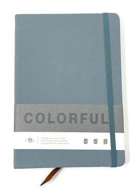 Colourful Pastelle Semi-Flexible Diary, 8x6in, POWDER BLUE