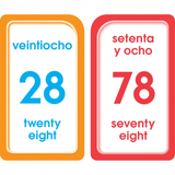 School Zone Bilingual Numbers 1-100 Flash Cards Ages 4-Up