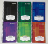 Champs, Spiral, Small Hardcover Notebook, 8 x 5.25in, 240 Pages, Assorted Colours
