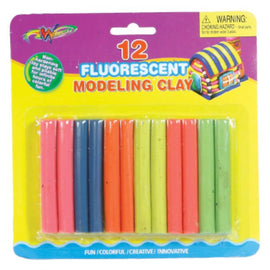 Winners, Fluorescent (Plasticine) Clay, 12count