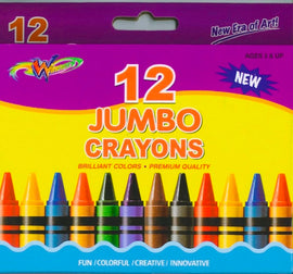 Winners, Jumbo Crayons, 12count