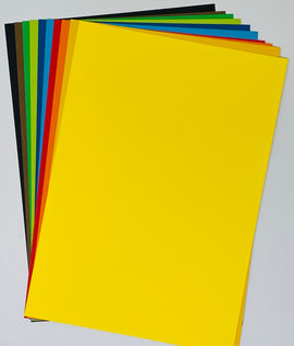 Fabriano Coloured Bristol Board Sheets (Letter Sized), Assorted Colours