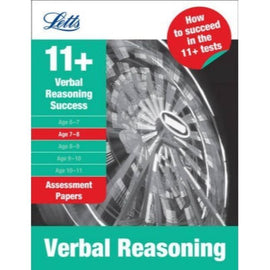 Letts 11+ Success, Verbal Reasoning Age 7-8: Assessment Papers, BY H.Hughes