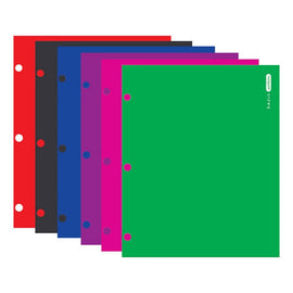 BAZIC, Binder Portfolios, Laminated Bright Glossy Color, Two Pocket Folder