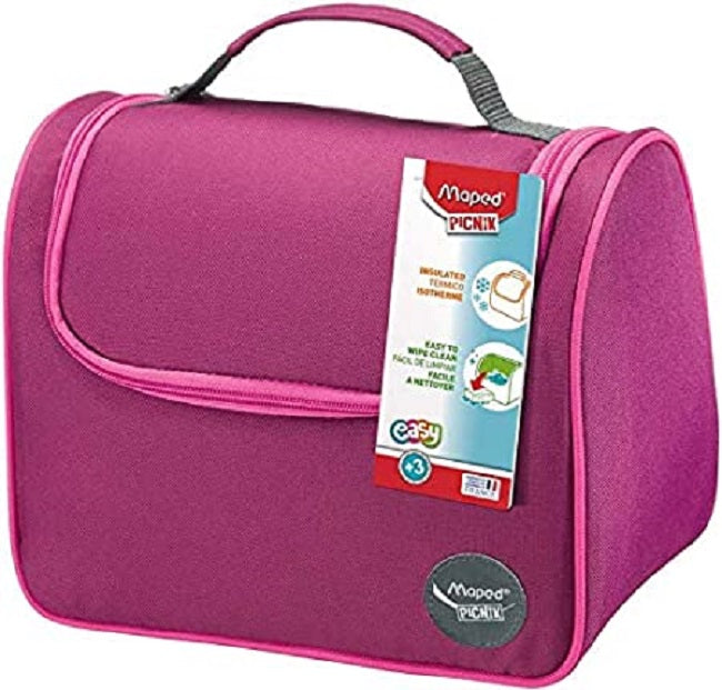 Maped Insulated Picnik Lunch Bag, Purple & Pink