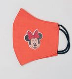 Minnie Mouse Face Mask, Character Print, Fabric, 2 Layer