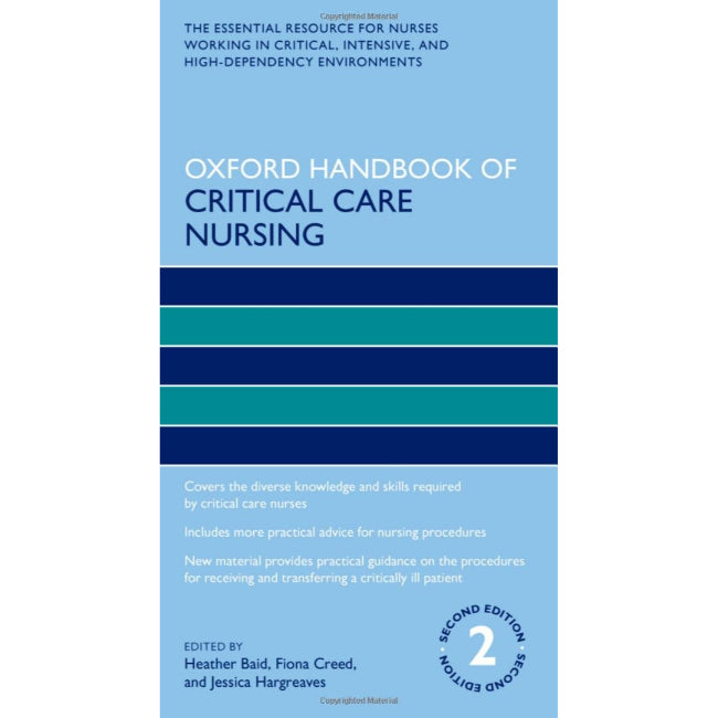 Oxford Handbook of Emergency Nursing, 2ed, BY R.Crouch, A.Charters, M.Dawood, P.Bennett