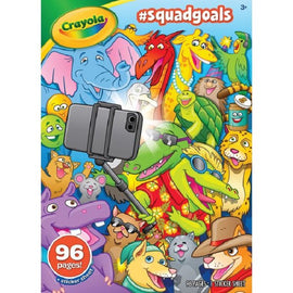 Crayola Coloring Book & Sticker Sheet, 96 pages