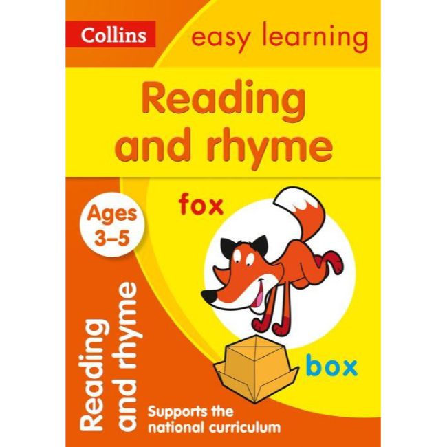 Collins Easy Learning Activity Book, Reading and Rhyme Ages 3-5, BY Collins UK
