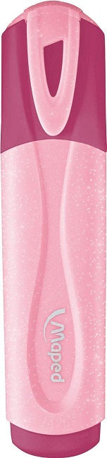 Maped Pastelle Colour Glitter Highlighter, PINK, Single