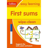 Collins Easy Learning Wipe Clean, First Sums Ages 3-5, BY Collins UK