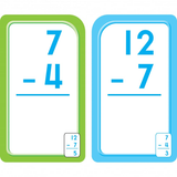 School Zone Subtraction 0-12 Flash Cards Ages 6-Up
