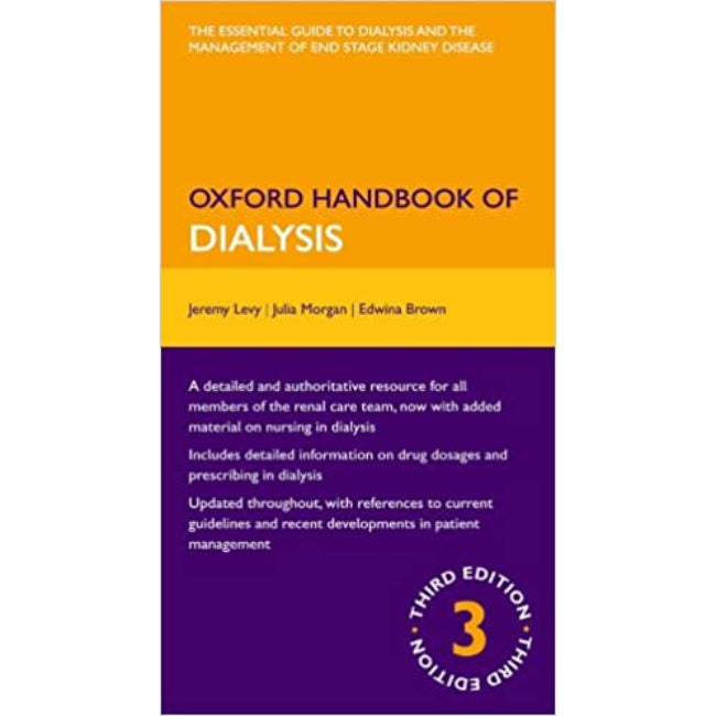 Oxford Handbook of Dialysis, 3ed BY Levy