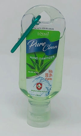 Lovali Pure Clean Hand Sanitizer Pocket with Hook, 63ml
