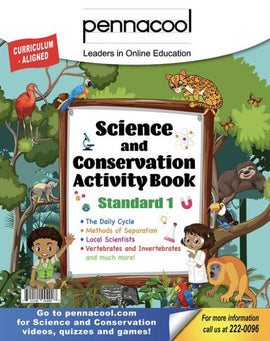Standard 1 Activity Book, Science and Conservation BY PENNACOOL