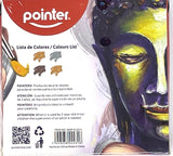 Pointer Acrylic Paint Metallic Colors, 4 Colours