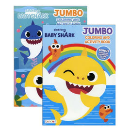 BABY SHARK Jumbo Coloring & Activity Book