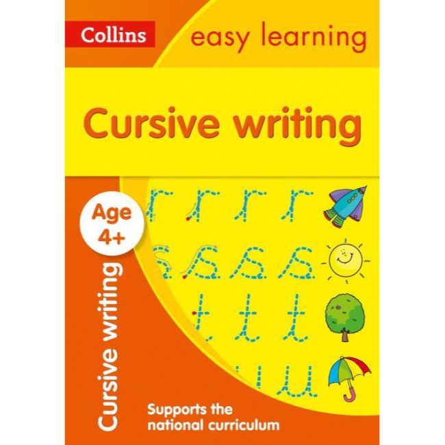 Collins Easy Learning Activity Book, Cursive Writing Ages 4+, BY Collins UK
