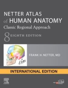 Netter Atlas of Human Anatomy, 8ed, International Edition, BY F.H. Netter