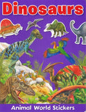 Dinosaurs, Animal World Sticker Book