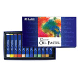 BAZIC, Oil Pastel, Assorted Colors, 12count