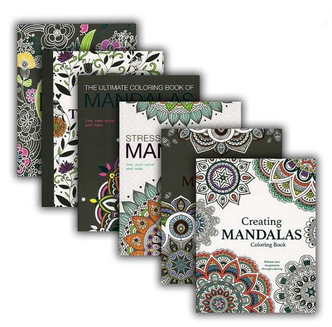 Adult Coloring Books: Relaxing Mandalas, Color of Tranquility, Ultimate Mandalas
