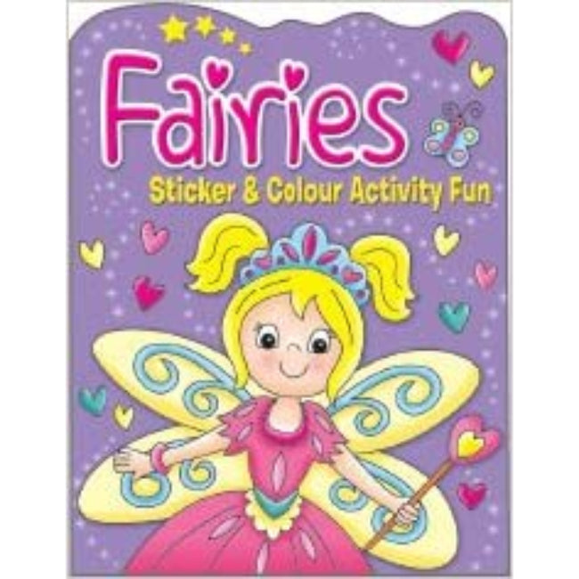Fairies Sticker And Colour Activity Fun, Book 3