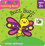 School Zone Buzz, Buzz! My First Coloring and Sticker Skill Book Ages 2+