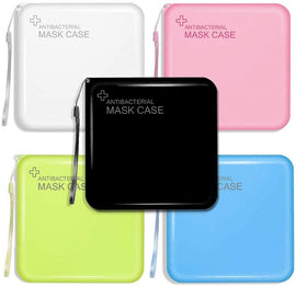 AntiBac Face Mask Case with Strap, Assorted Colours