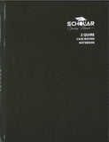 Scholar Hardcover Casebound Notebook, 8" x 10", Glossy Cover