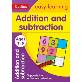 Collins Easy Learning Activity Book, Addition and Subtraction Ages 7-9, BY Collins UK