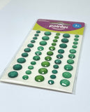 Pointer, Decorative 3D Gem Stickers, Assorted Colours & Patterns