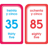 School Zone Bilingual Numbers 1-100 Flash Cards Ages 4-Up