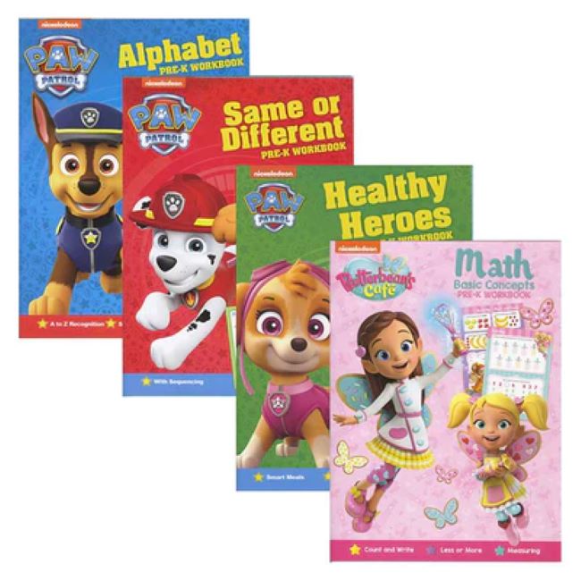 NICKELODEON Activity Workbooks Assorted Charrans Com