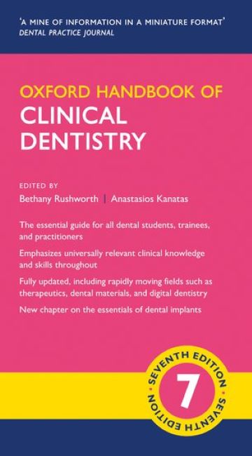 Oxford Handbook of Clinical Dentistry 7ed BY D. Mitchell, L. Mitchell