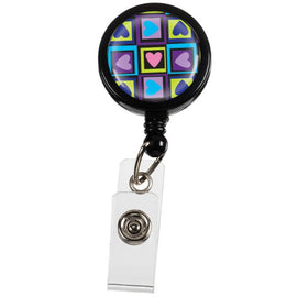 ID Holder, Retracteze, Hearts on Black