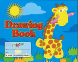 Winners, Drawing Book, 10x8in, 12 Sheets, Assorted Patterns (Fairy, Lions, Giraffe)