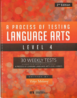 A Process of Testing Language Arts, Level 4 2ED 2021 , BY V. Maharaj