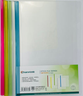 Proposal Stick Folder, Letter Size, Assorted Colours, Single Unit