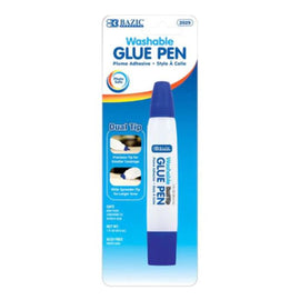 BAZIC Dual Tip Washable Glue Pen, 1 FL OZ (29.5 mL)