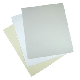 Bristol Board, Binding, White, Letter