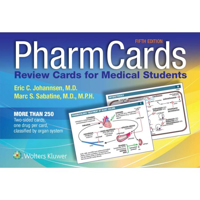 Pharmcards, Review Cards for Medical Students, 5ed BY E. Johannsen