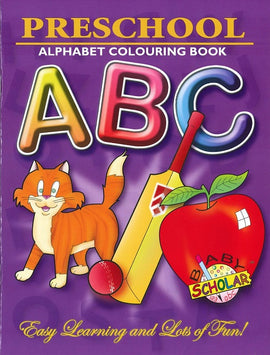 Preschool Alphabet Colouring Book ABC by Baby Scholar