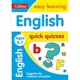 Collins Easy Learning Quick Quizzes, English Ages 5-7, BY Collins UK