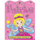 Fairies Sticker And Colour Activity Fun, Book 1